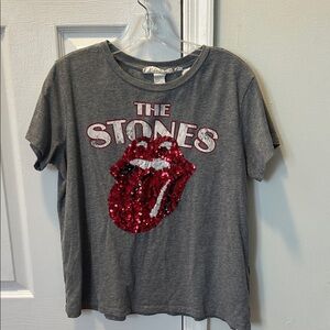 Rolling Stones
Sequin Band Tee MED